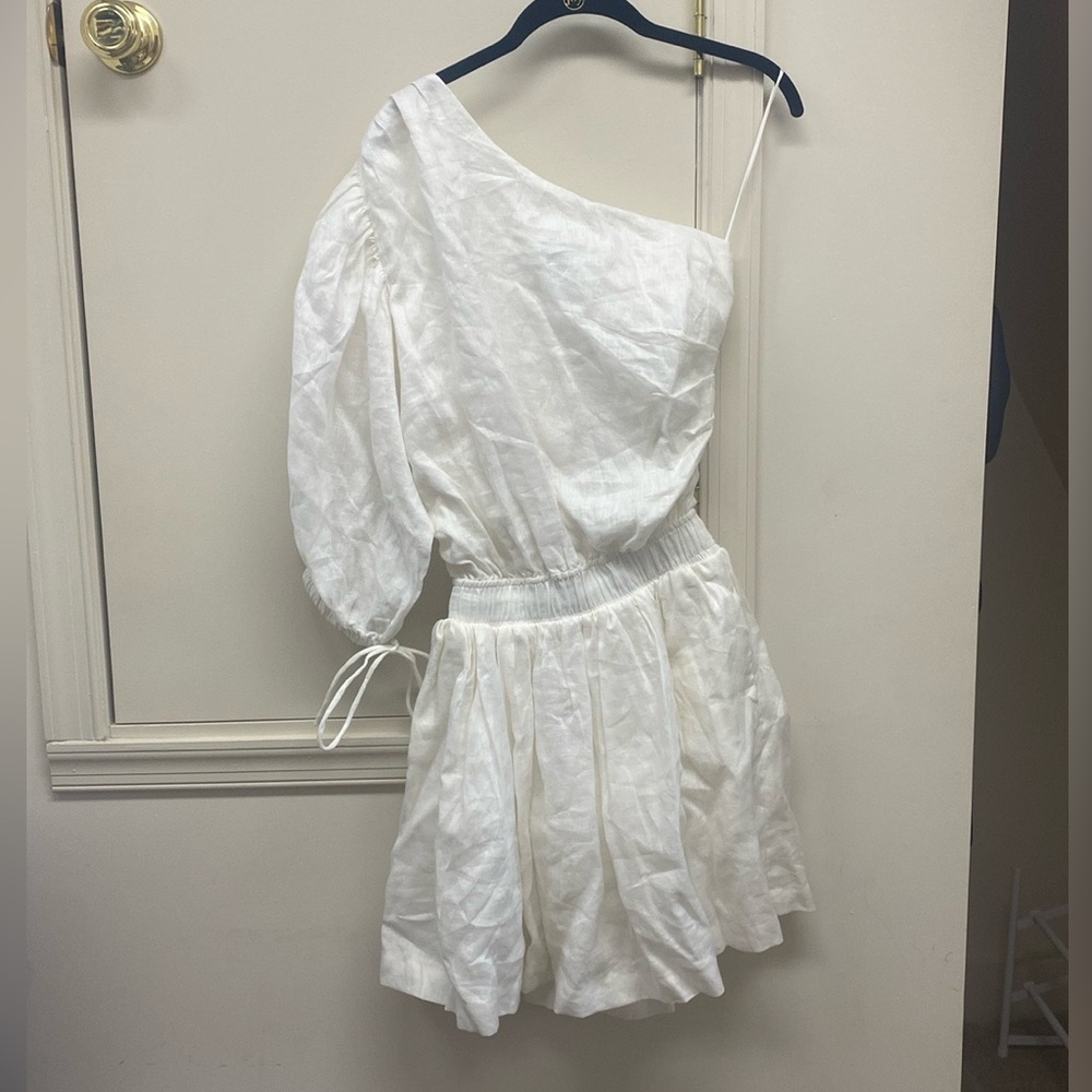 Ess the Label One Shoulder Cotton/LinenDress